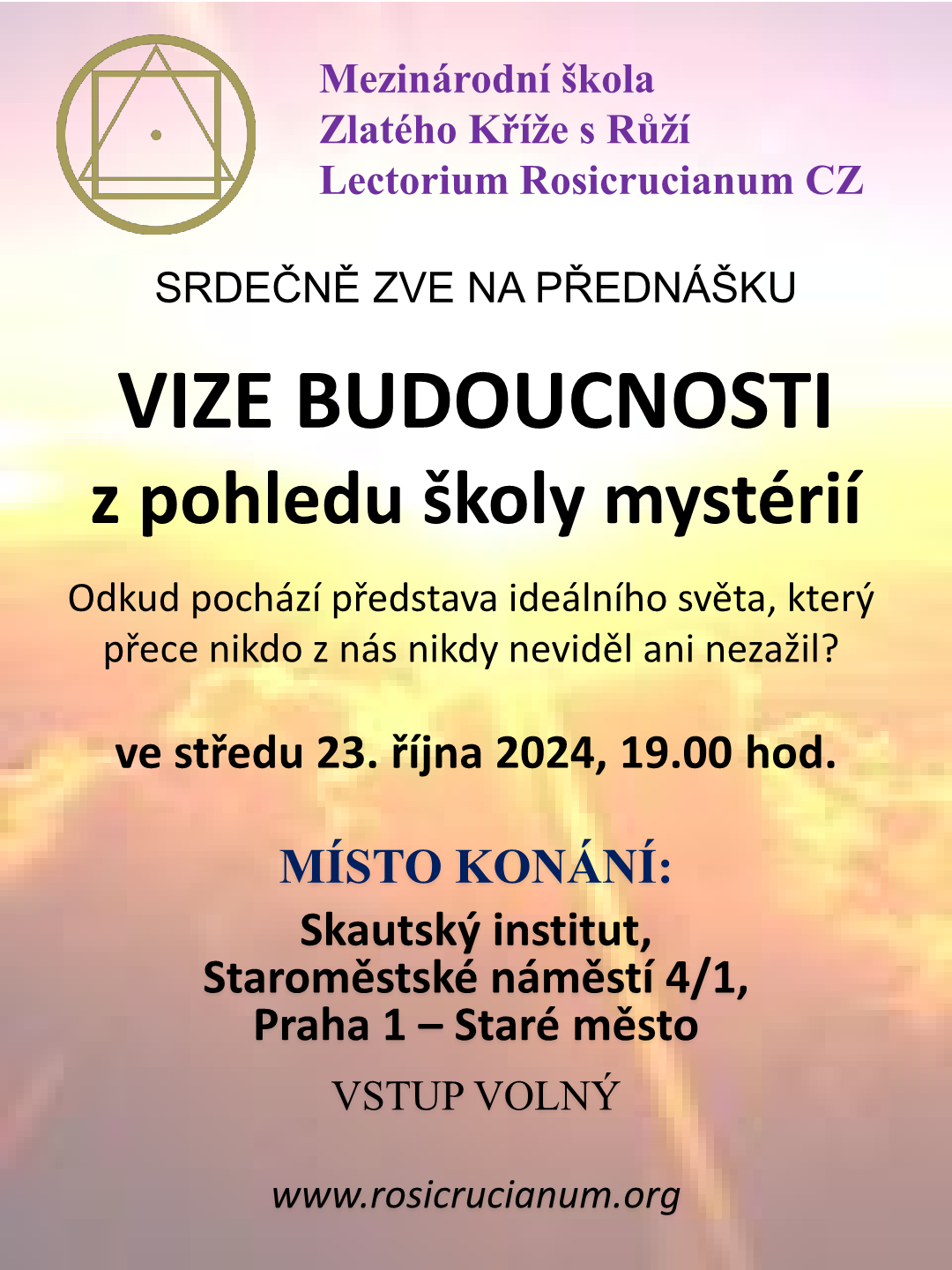 letak - vize budoucnosti z pohledu skoly mysterii